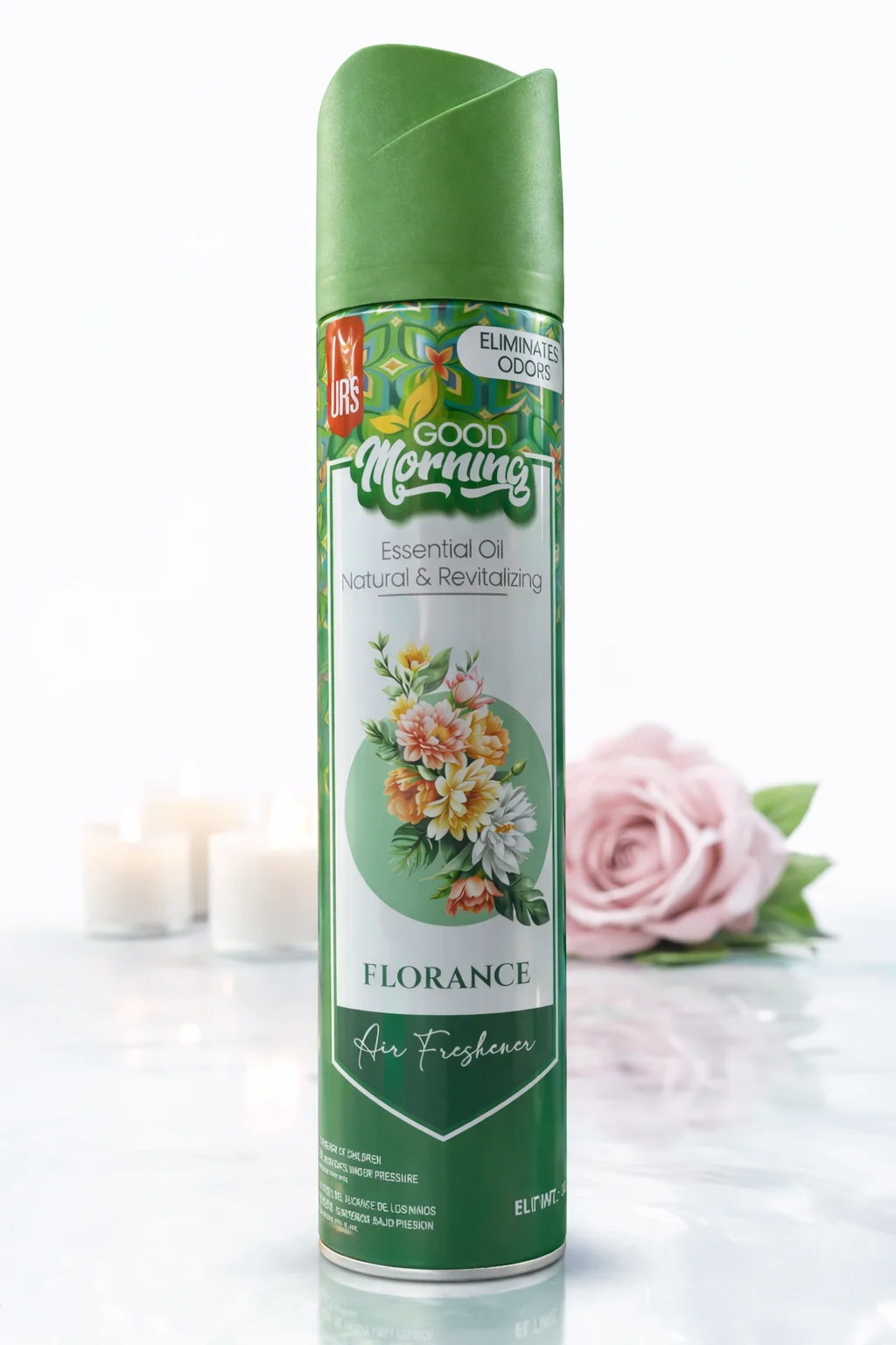 Good Morning Florance Air Freshener – Long Lasting Floral Essential Oil Fragrance Spray