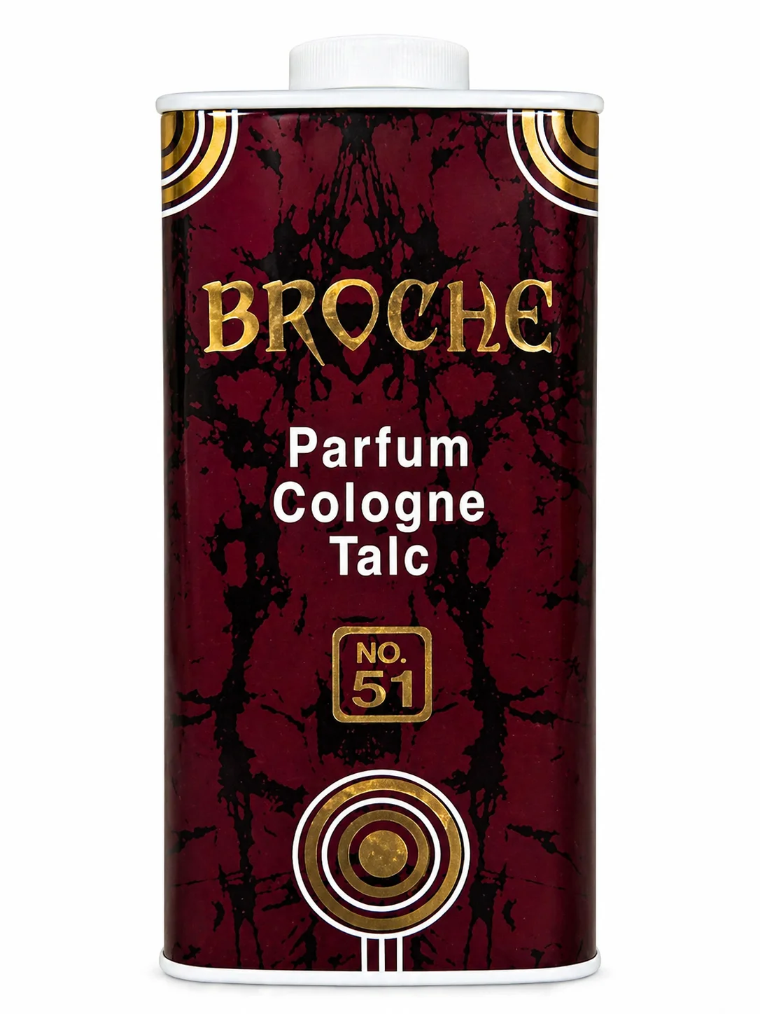 Broche Parfum Cologne Talc No. 51 – Fragrance Body Powder