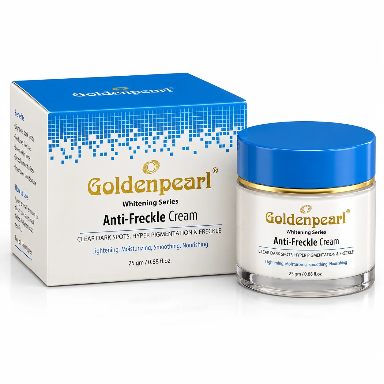 Golden Pearl Anti-Freckle Cream – 25g