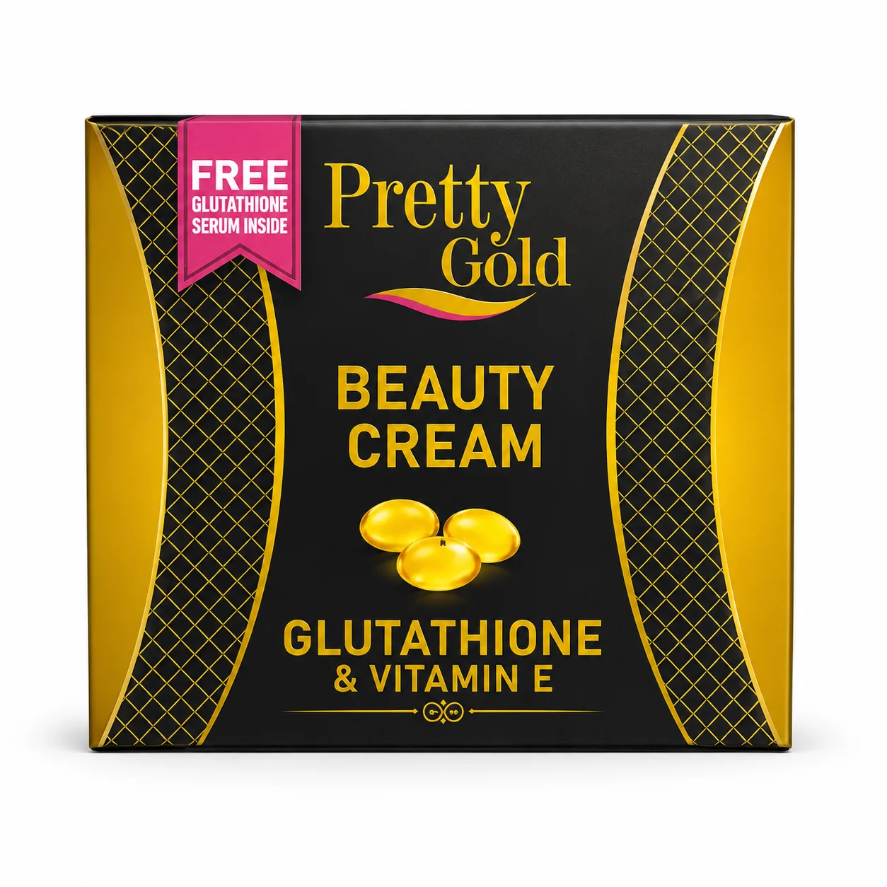 Pretty Gold Beauty Cream – Glutathione & Vitamin E Formula