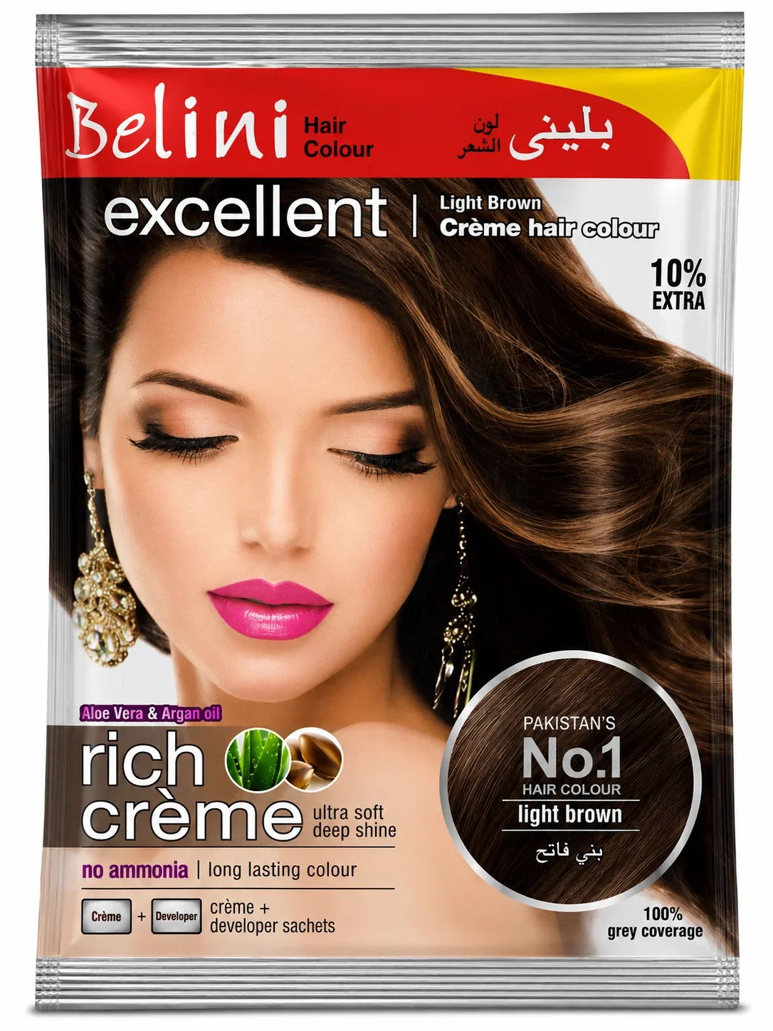 Belini Excellent Rich Crème Hair Colour – Light Brown