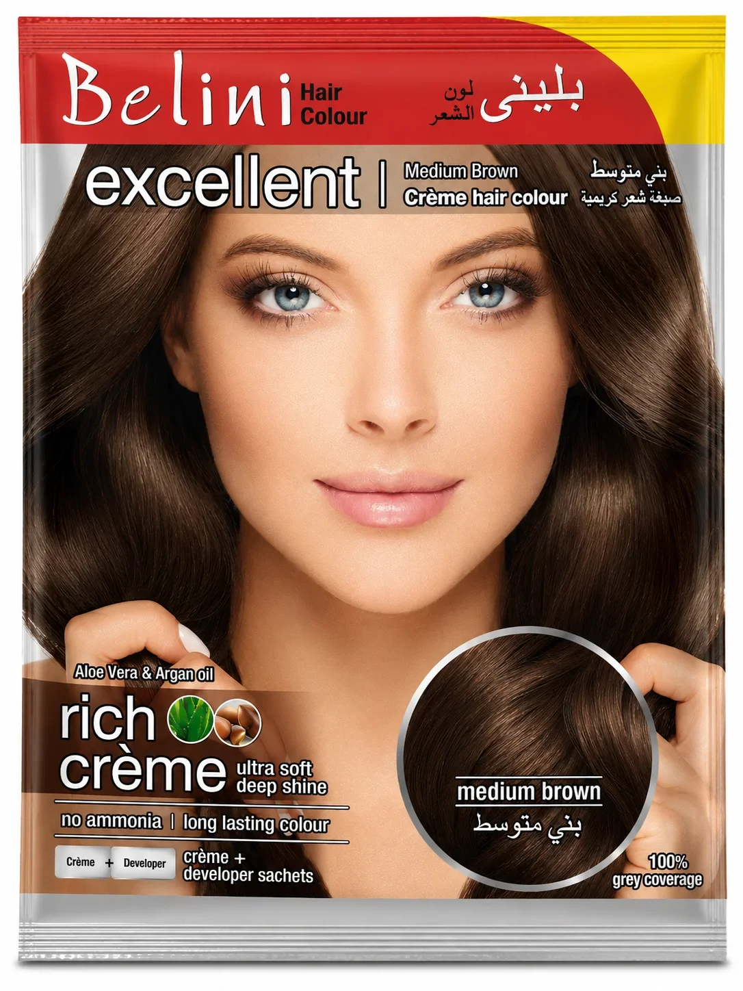 Belini Excellent Rich Crème Hair Colour – Medium Brown