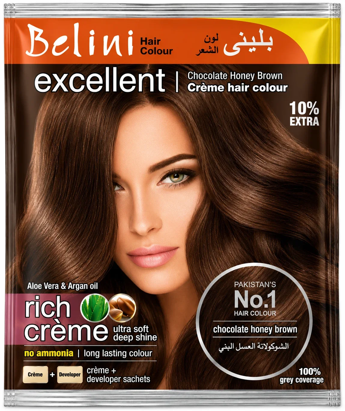 Belini Excellent Rich Crème Hair Colour – Chocolate Honey Brown