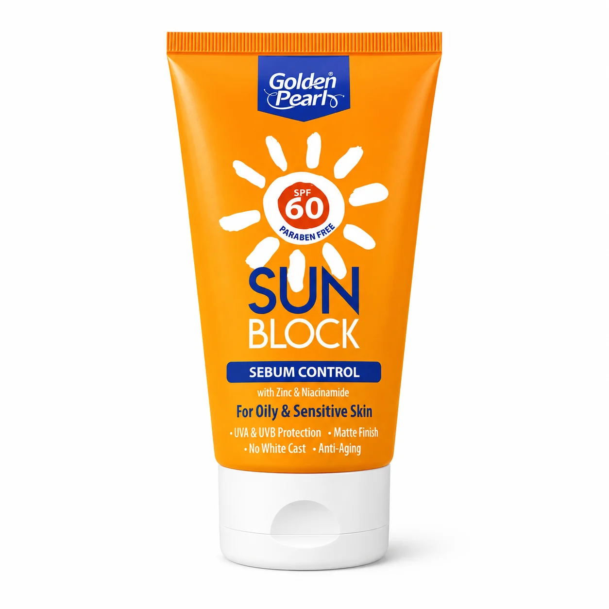 Golden Pearl Sun Block SPF 60 – Sebum Control