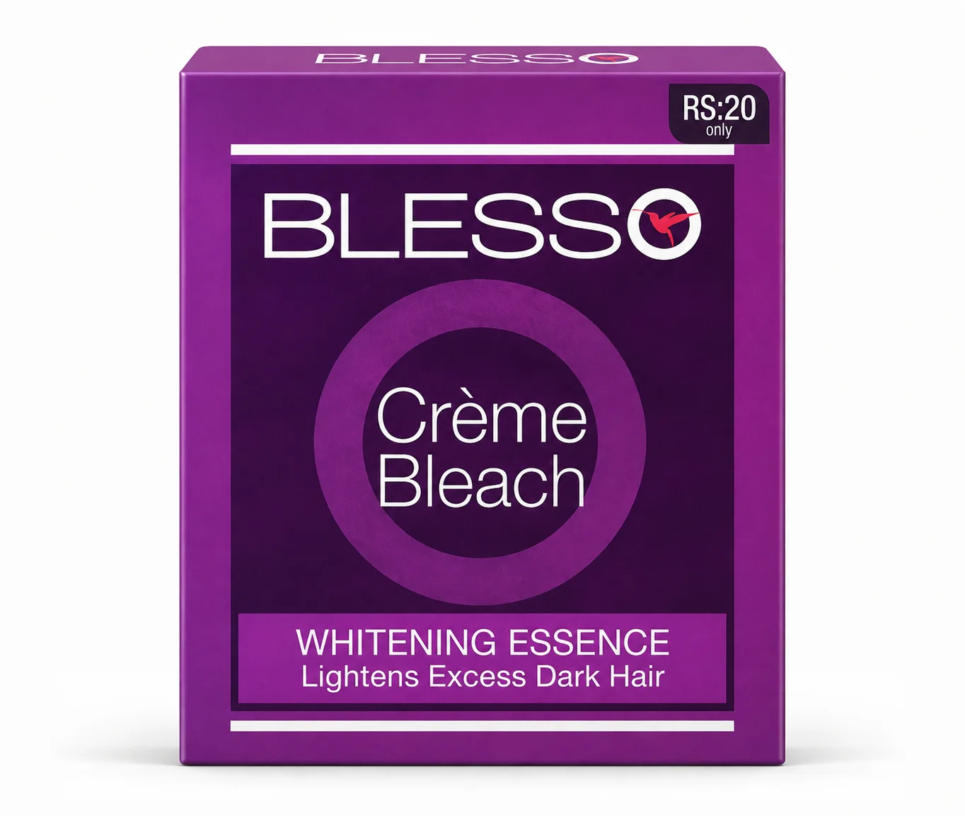 Blesso Crème Bleach Whitening Essence – Lightens Excess Dark Hair