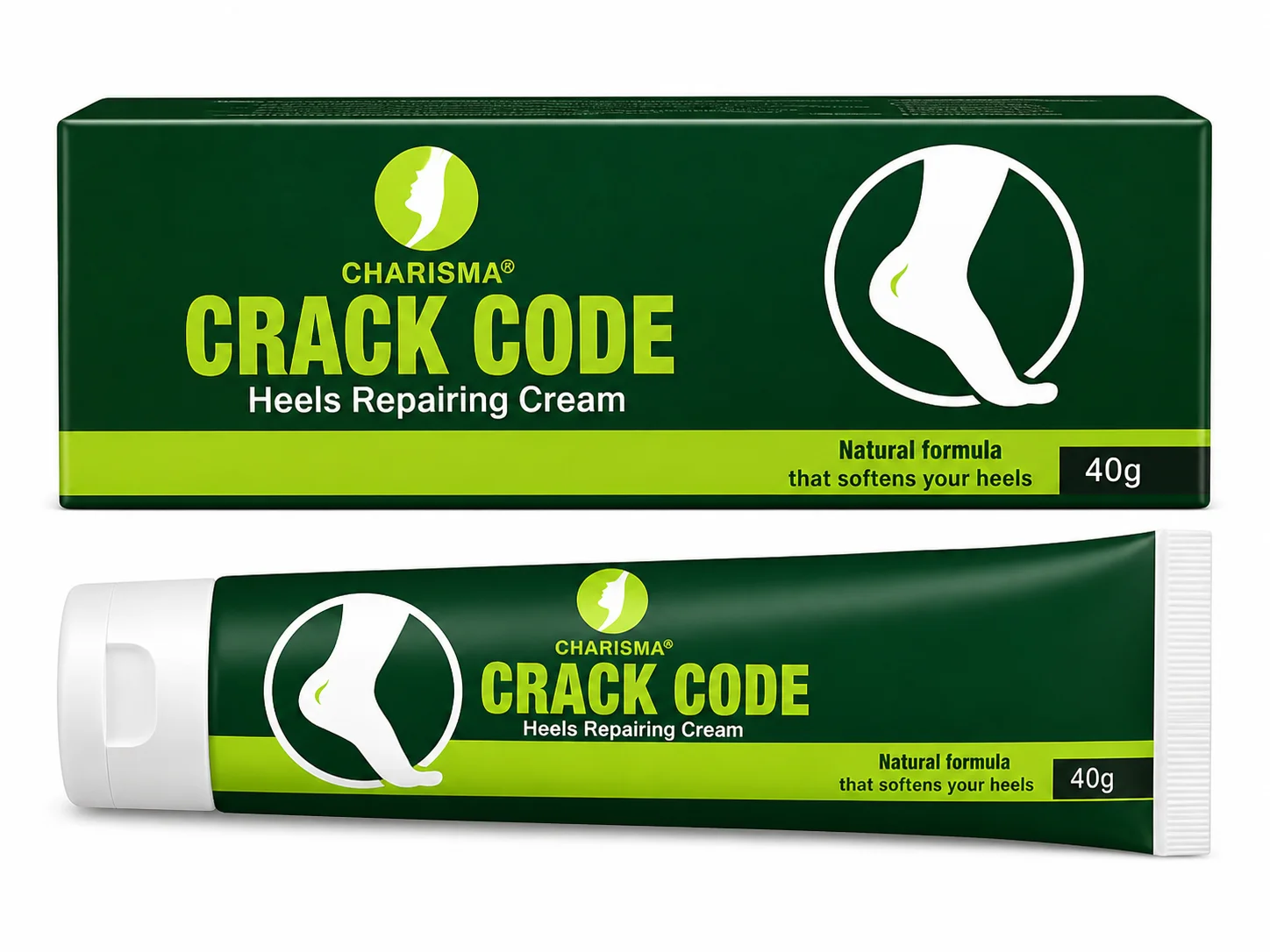 Charisma Crack Code Heels Repairing Cream –(40g)