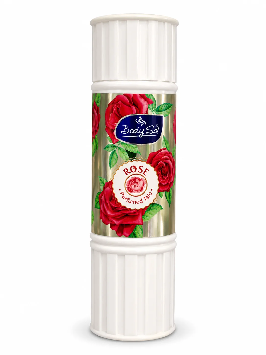 Body Sol Rose Perfumed Talc | Long Lasting Rose Fragrance Talcum Powder