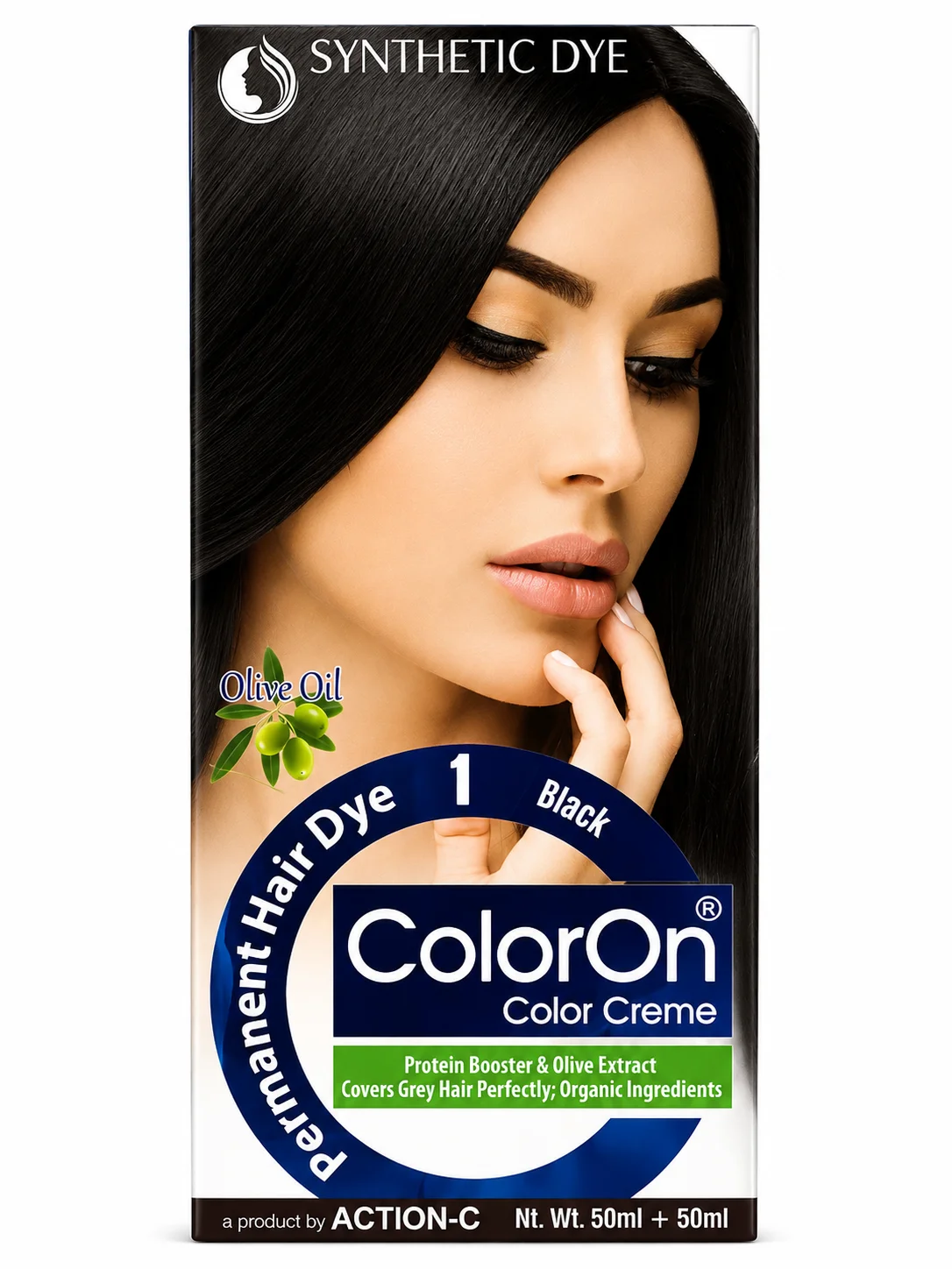 ColorOn Color Creme Hair Dye 1 Black