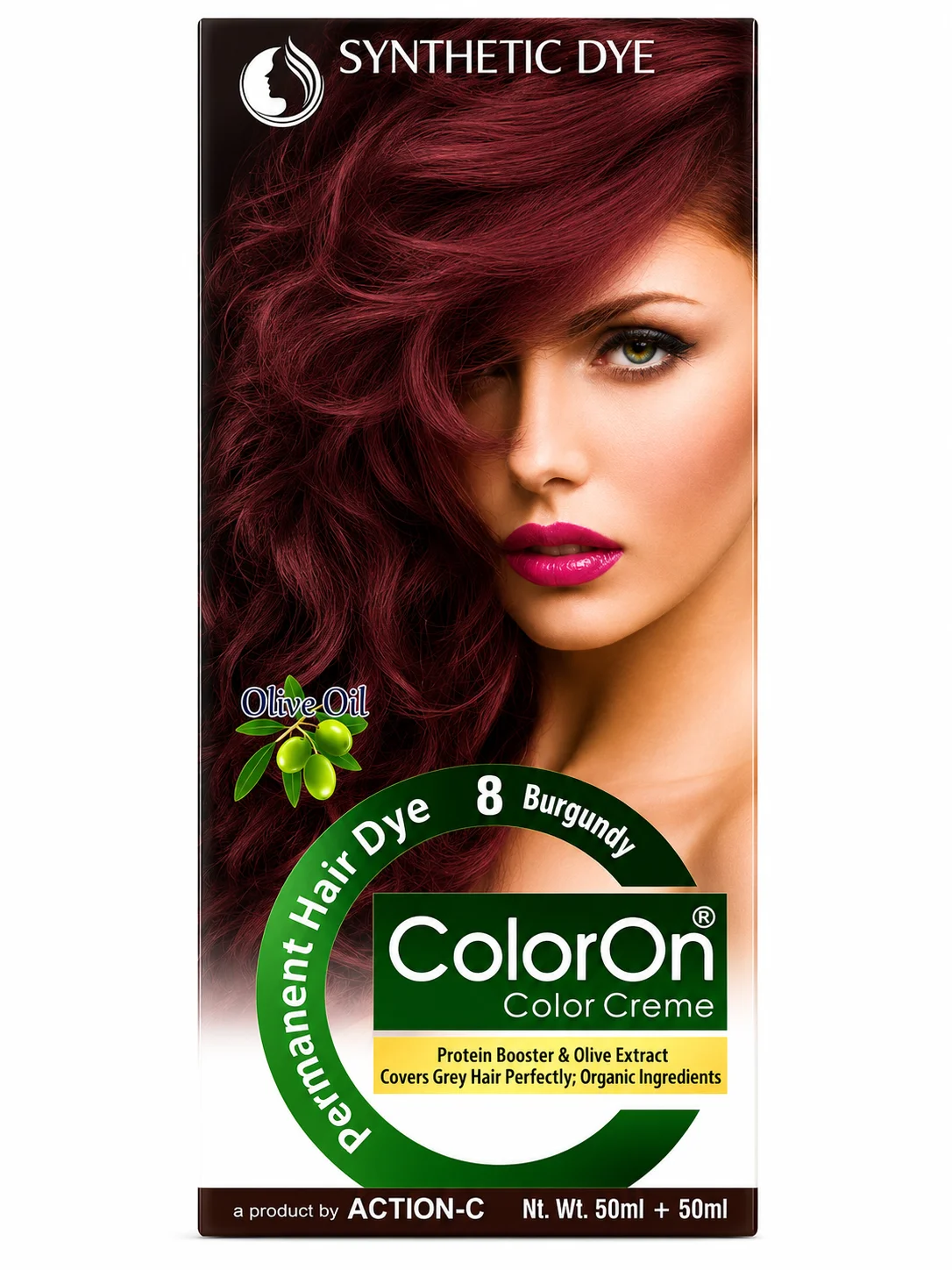 ColorOn Color Creme Hair Dye 8 Burgundy