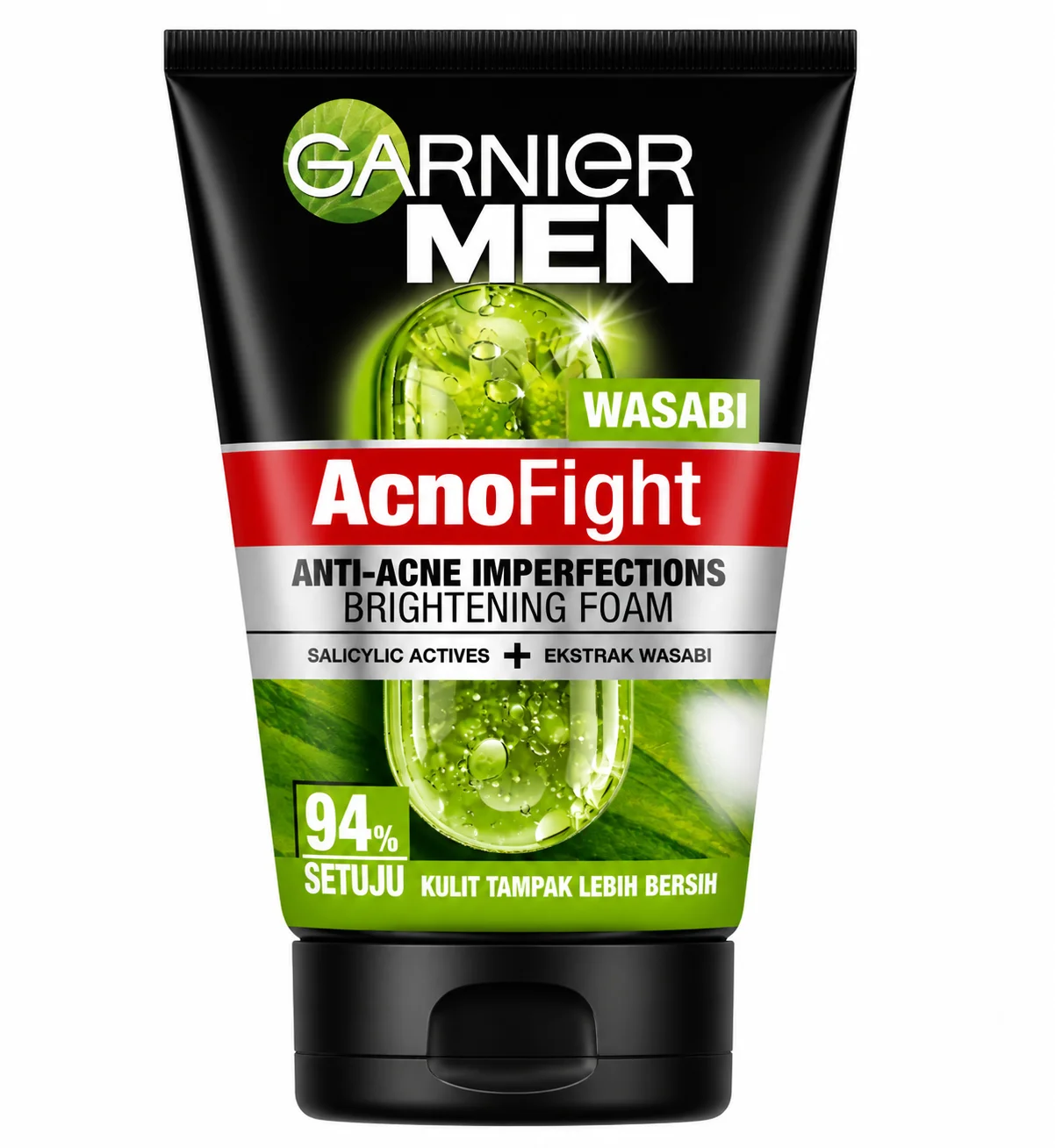 Garnier Men AcnoFight Wasabi Anti-Acne Brightening Foam – Oil Control Face Wash – 100ml