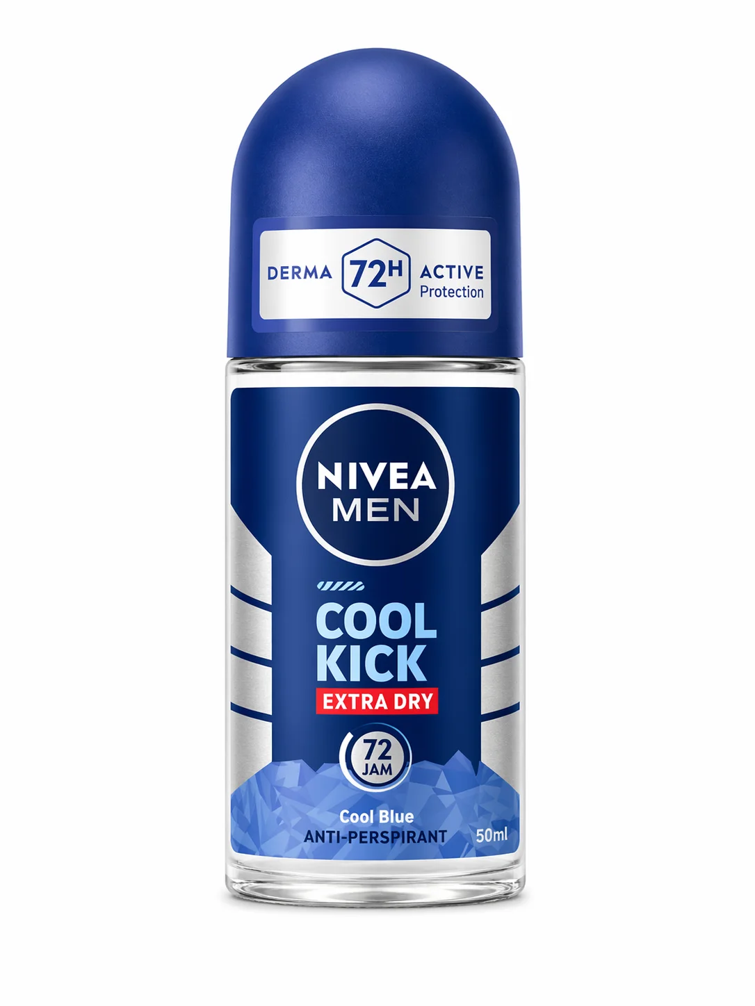NIVEA MEN Cool Kick Extra Dry Roll-On Anti-Perspirant 50ml