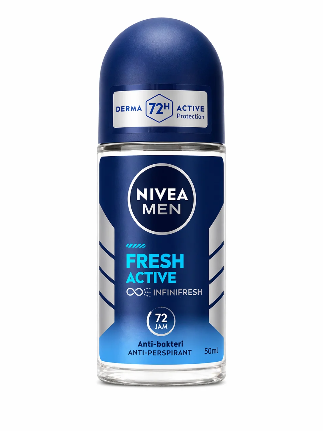 NIVEA Men Fresh Active 72h Anti-Perspirant Roll-On (50ml)