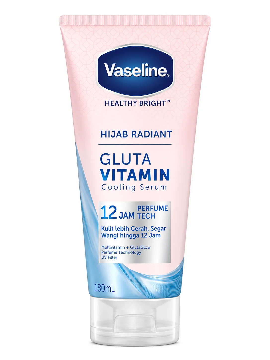 Vaseline Healthy Bright Hijab Radiant Gluta Vitamin Cooling Serum 180ML