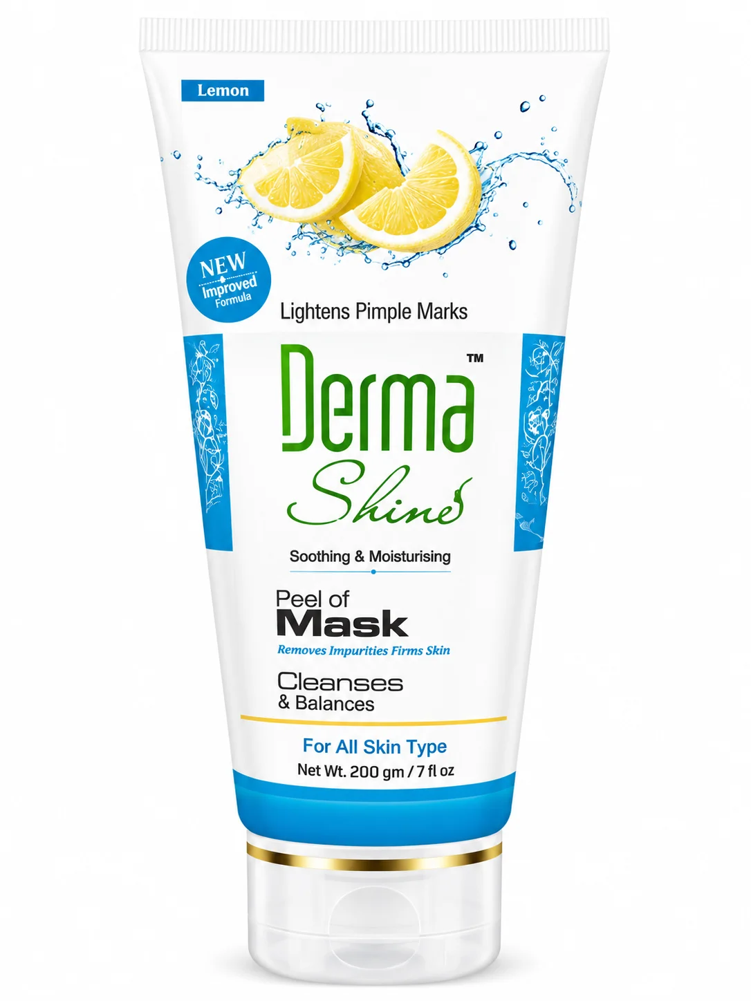 Derma Shine Lemon Peel-Off Mask – (200g)