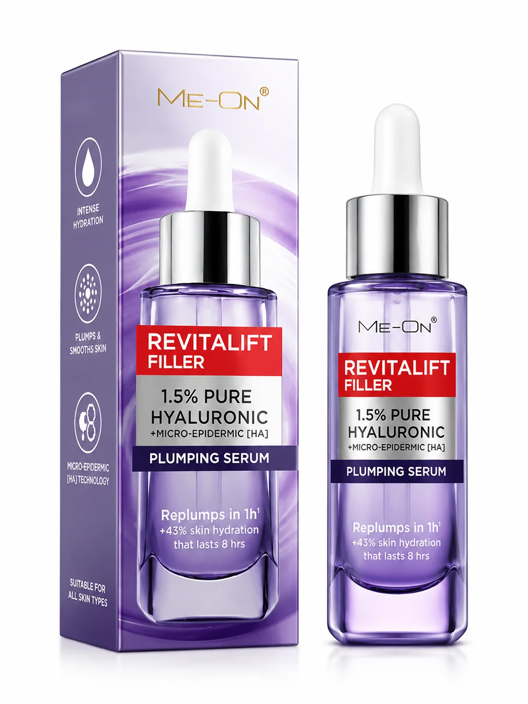 ME-ON Revitalift Filler 1.5% Pure Hyaluronic Plumping Serum – 22ml