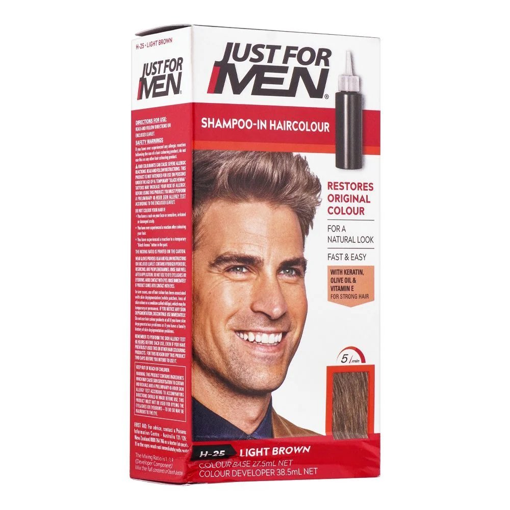 Just For Men Shampoo-In Hair Color - H-25 Light Brown