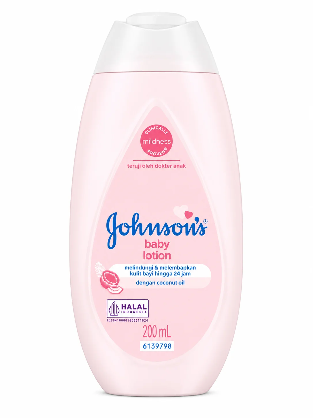 Johnson's Baby Lotion with Coconut Oil – 24 Hour Moisture Care | 200ml
