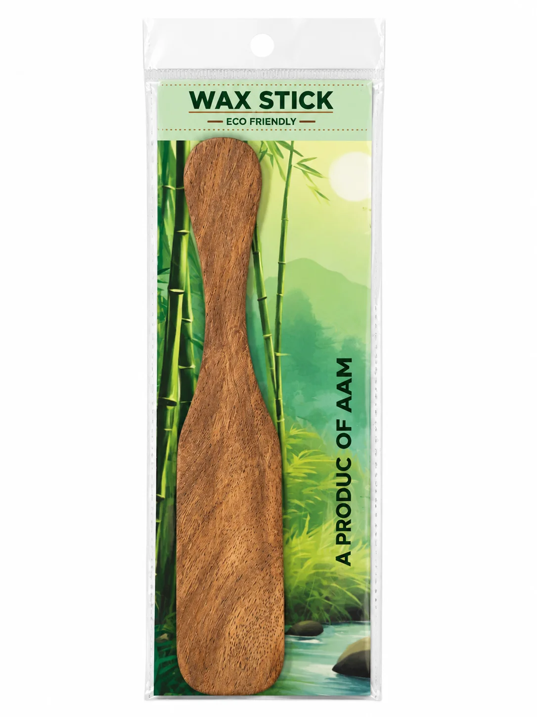 Eco-Friendly Wooden Wax Stick – Professional Wax Applicator Spatula