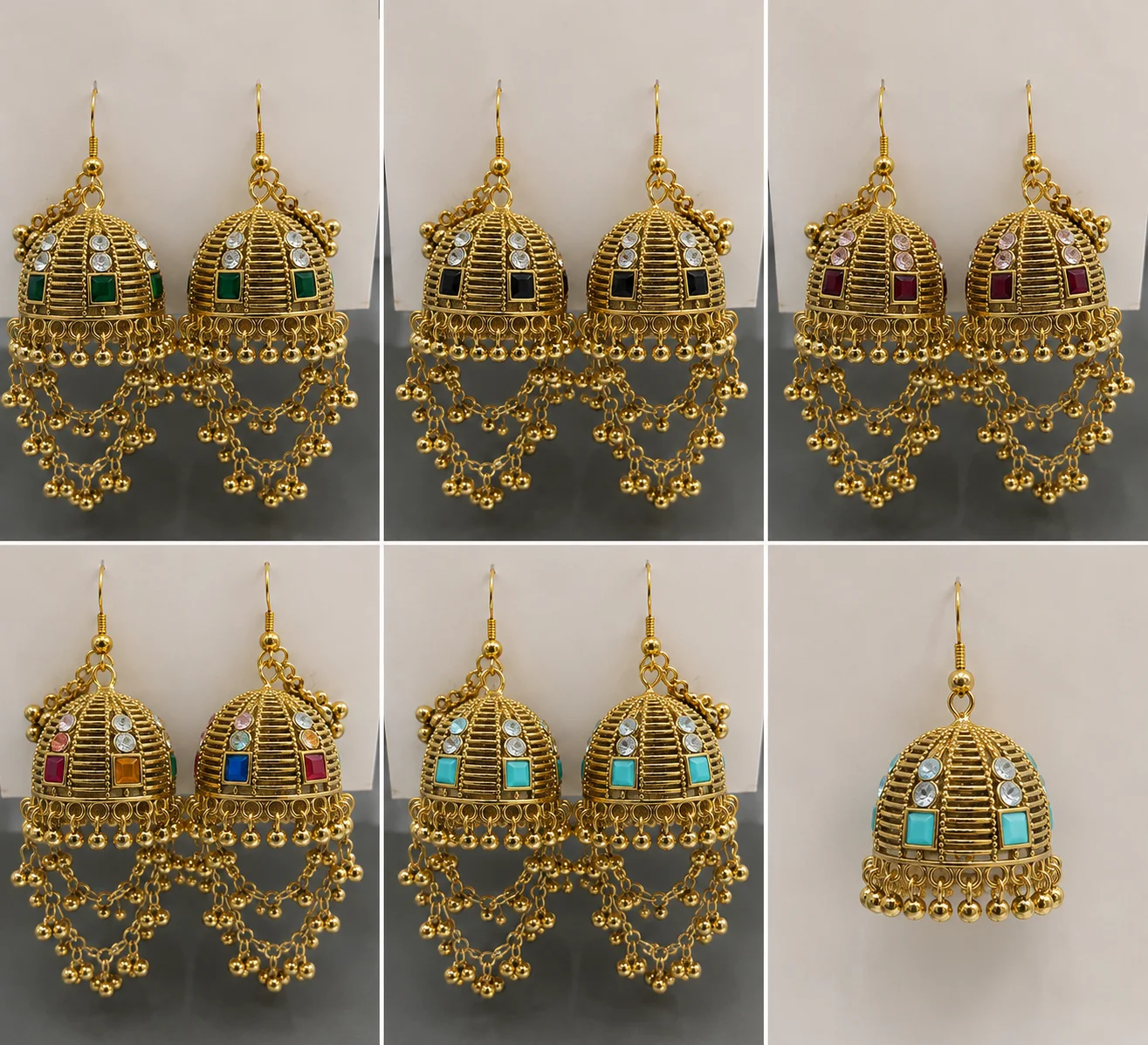 Antique Chain Sahara Jhumka for Women