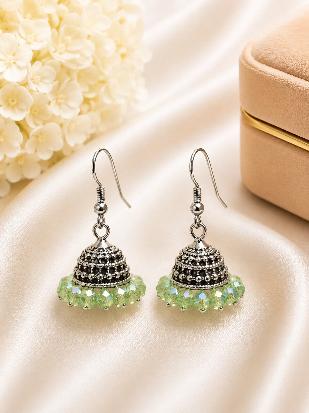 Elegant Multicolor Small Jhumki Earrings