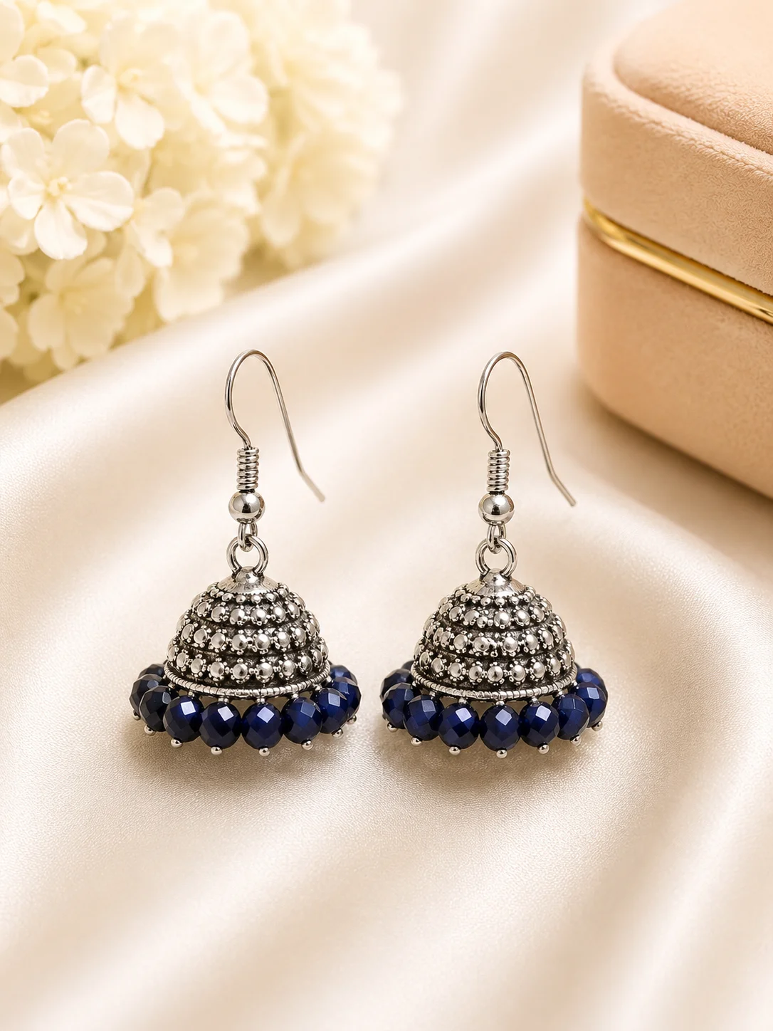 Elegant Multicolor Small Jhumki Earrings
