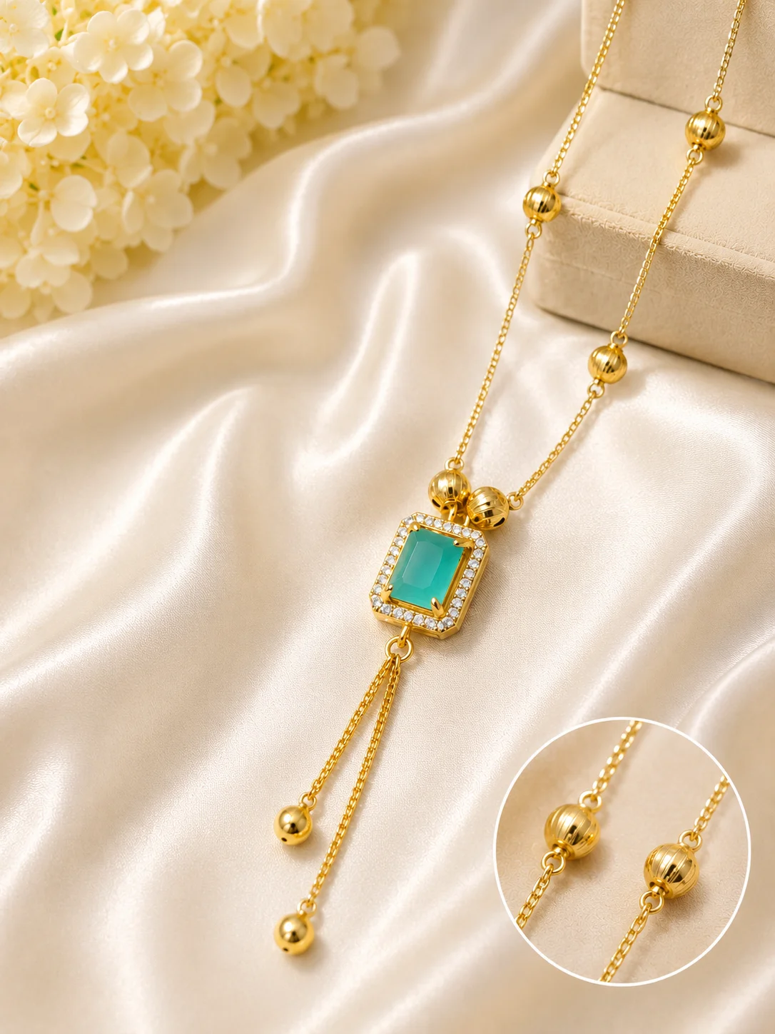 Gold-Plated Pendant Necklace for Women