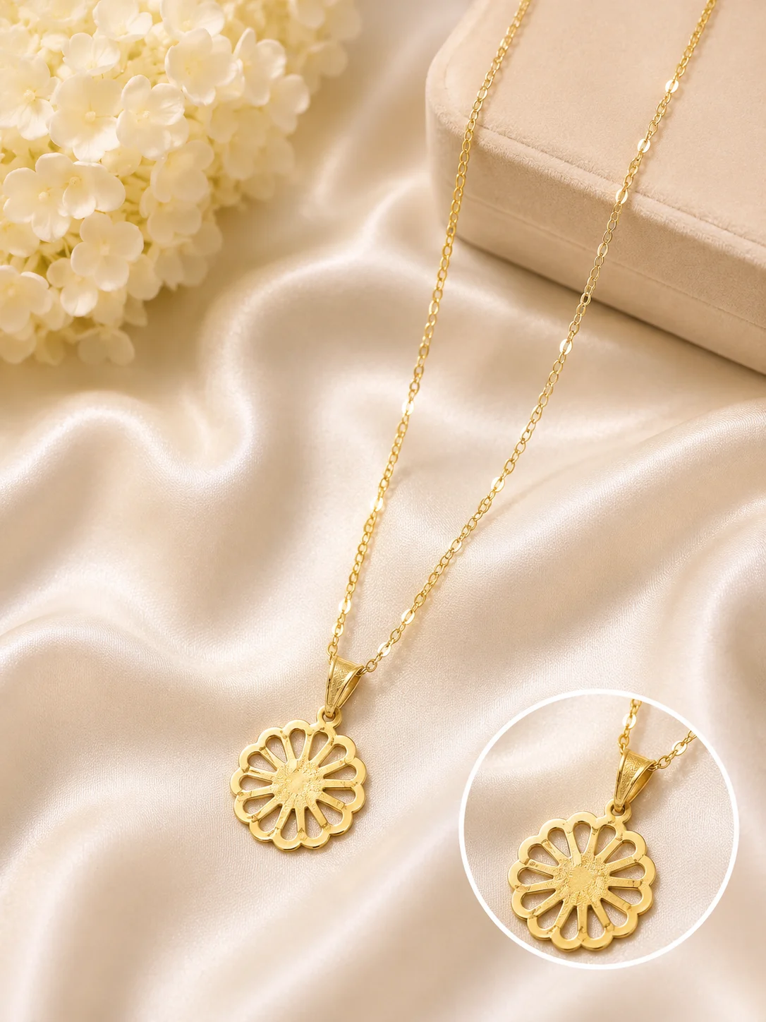 Clover, Floral & Heart Pendant