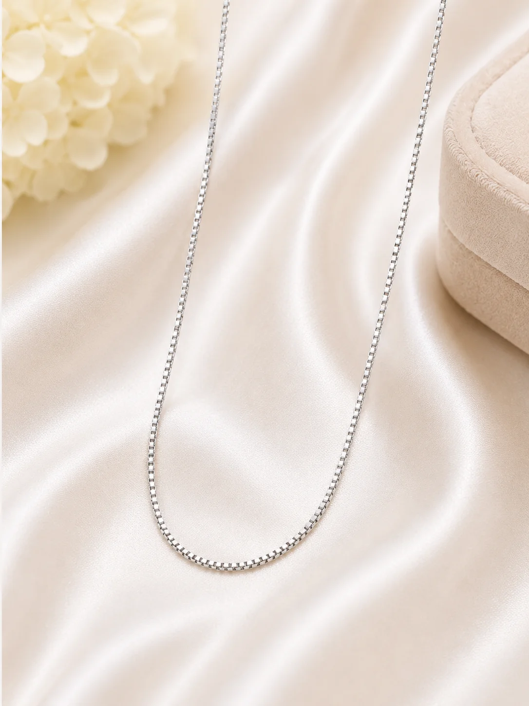 Premium Gold & Silver Box Chain Necklace for Men & Women
