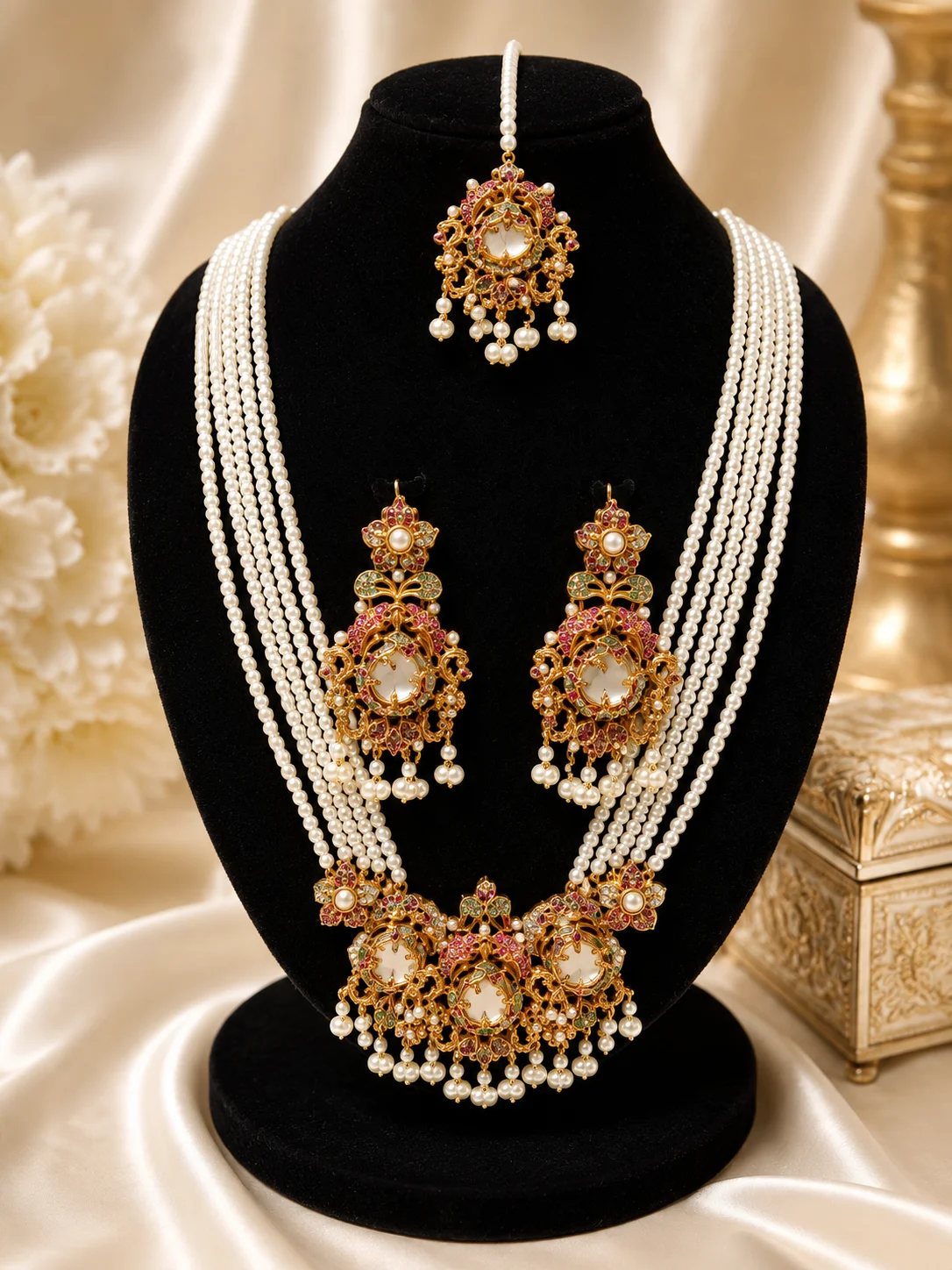 Royal Pearl Turkish Mala Set