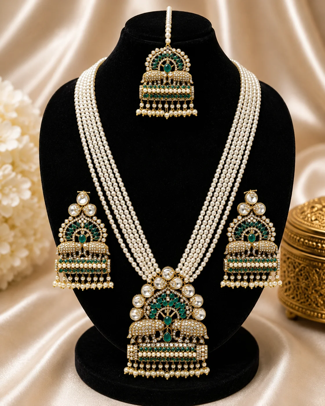 Emerald Green Turkish Mala Set