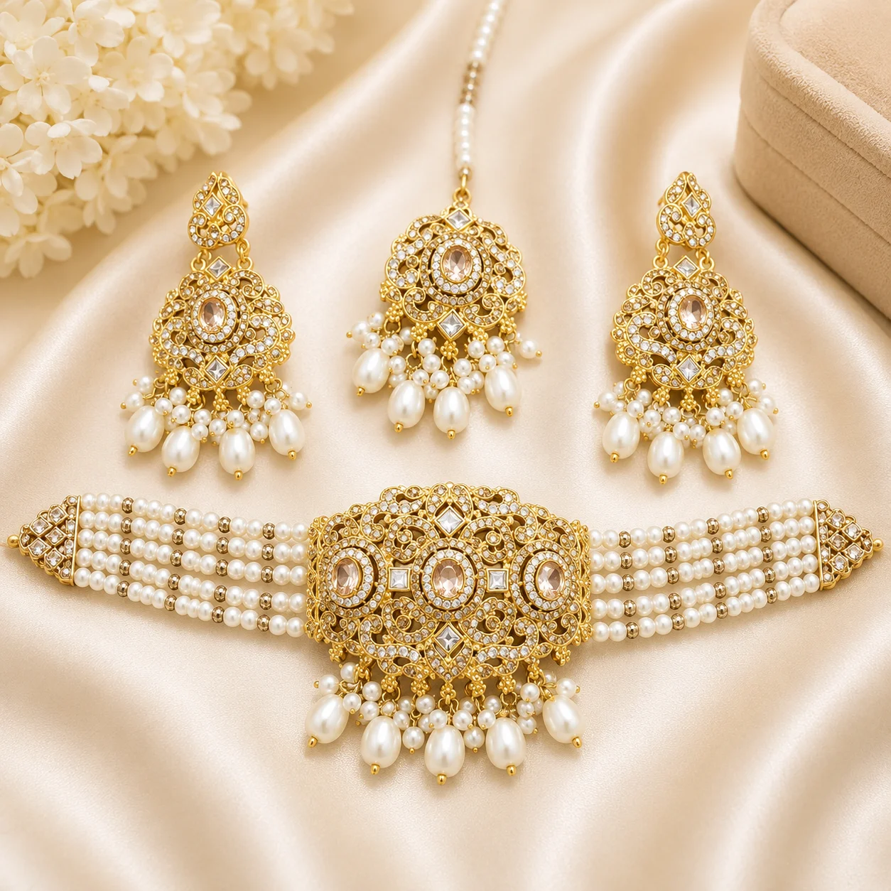 Partywear Luxury Choker Set for Women