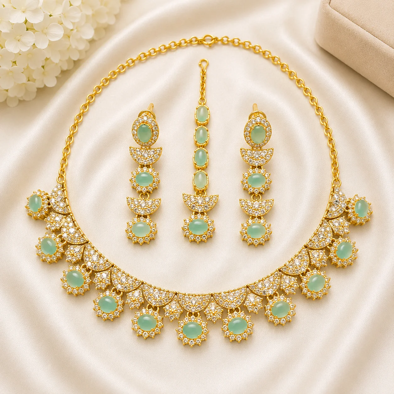 Diamond, Pista, Dark Mehroon & Black Stone Bridal
