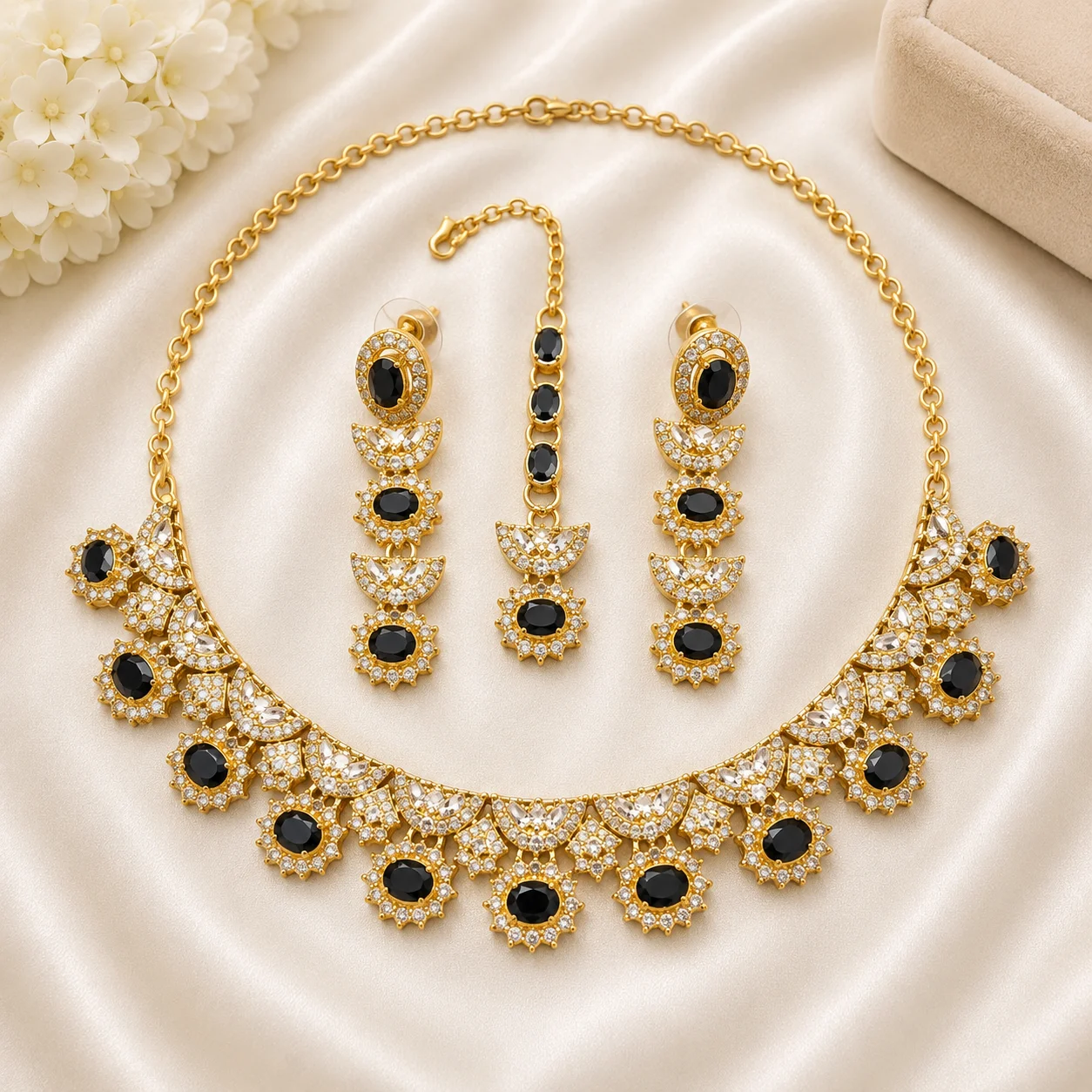 Diamond, Pista, Dark Mehroon & Black Stone Bridal