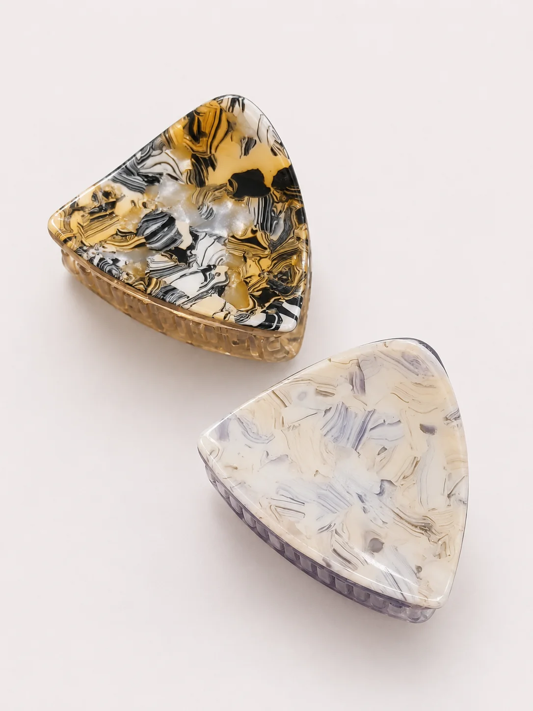 Elegant Marble Triangle Hair CATCHER