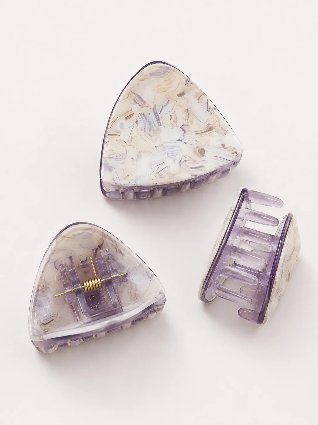 Elegant Marble Triangle Hair CATCHER