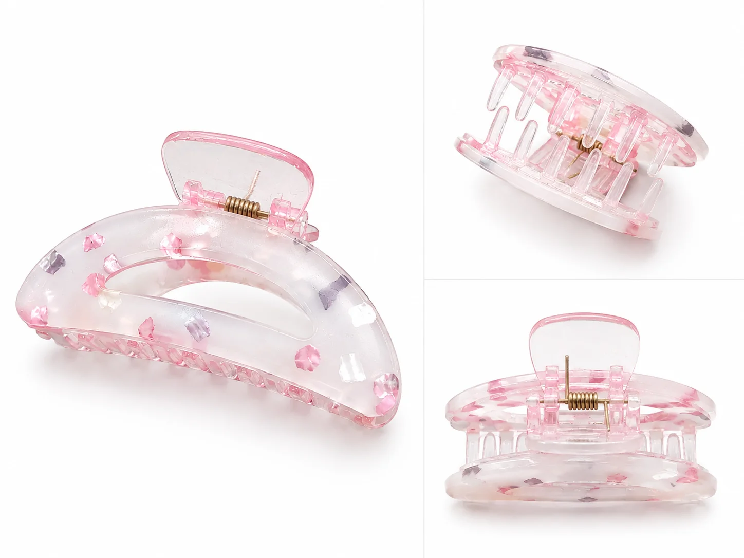 Elegant Frosted Resin Hair CATCHER M