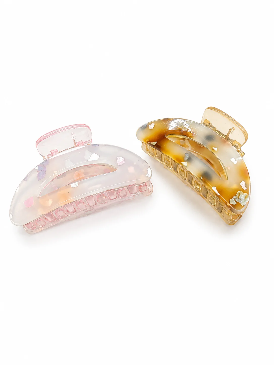 Elegant Frosted Resin Hair CATCHER M