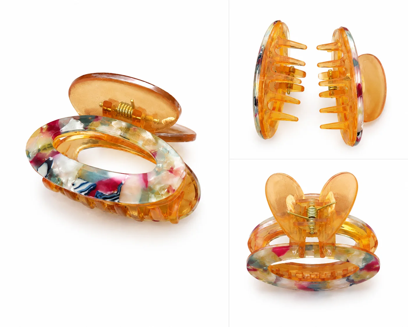 Elegant Oval Acrylic Hair CATCHER