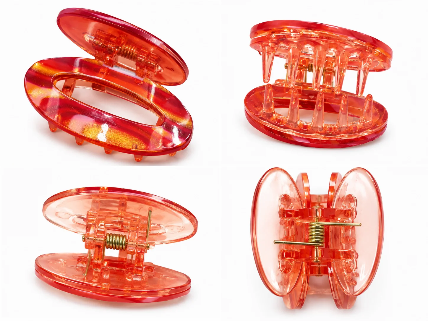 Elegant Oval Acrylic Hair CATCHER
