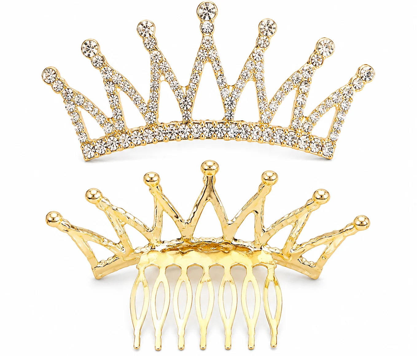 Luxury Crystal Crown Hair Comb