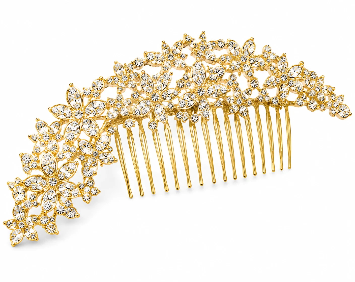 Gold & Silver Bridal Hair METAL CROWN