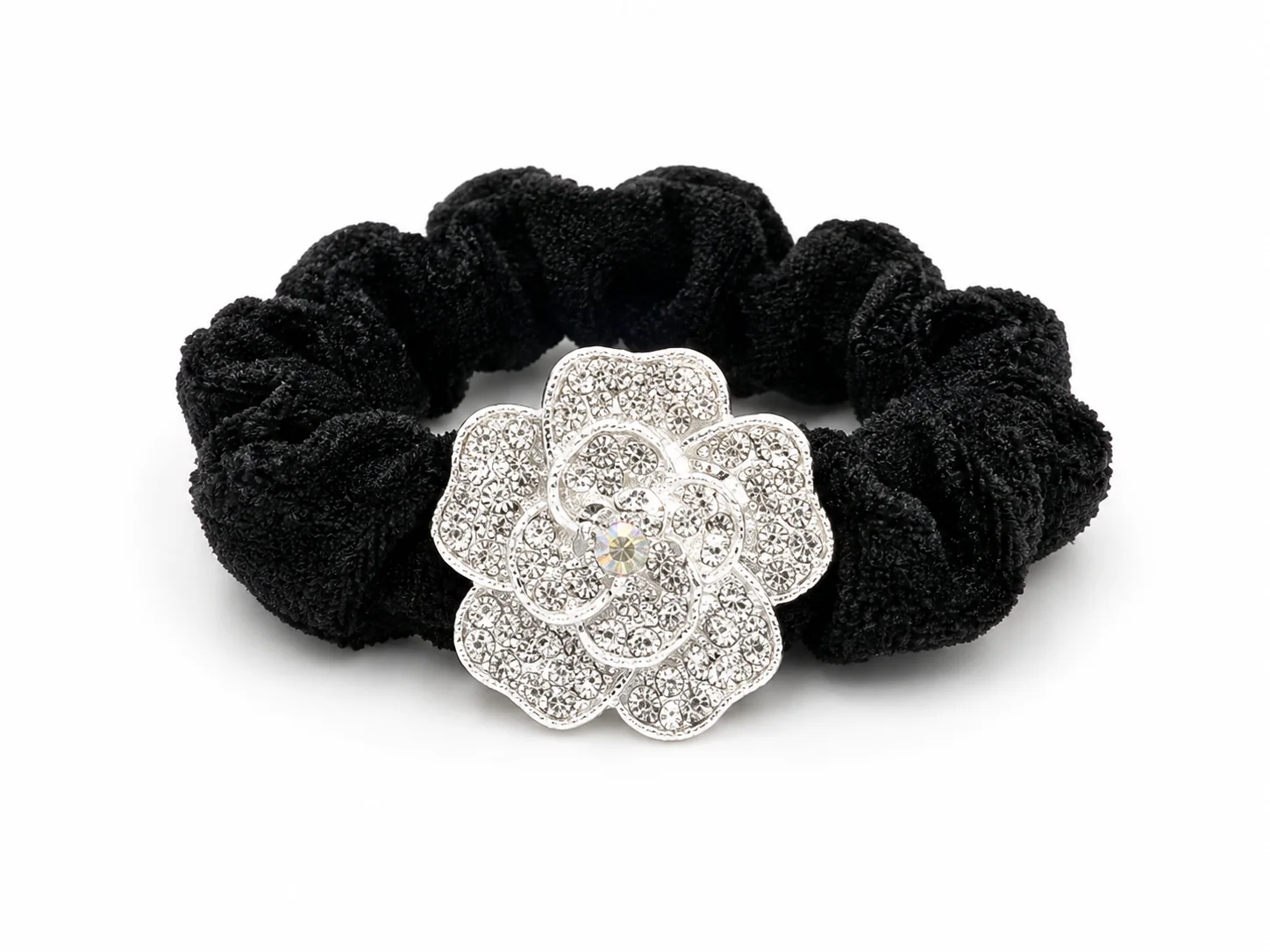 Luxury Black Velvet Scrunchie