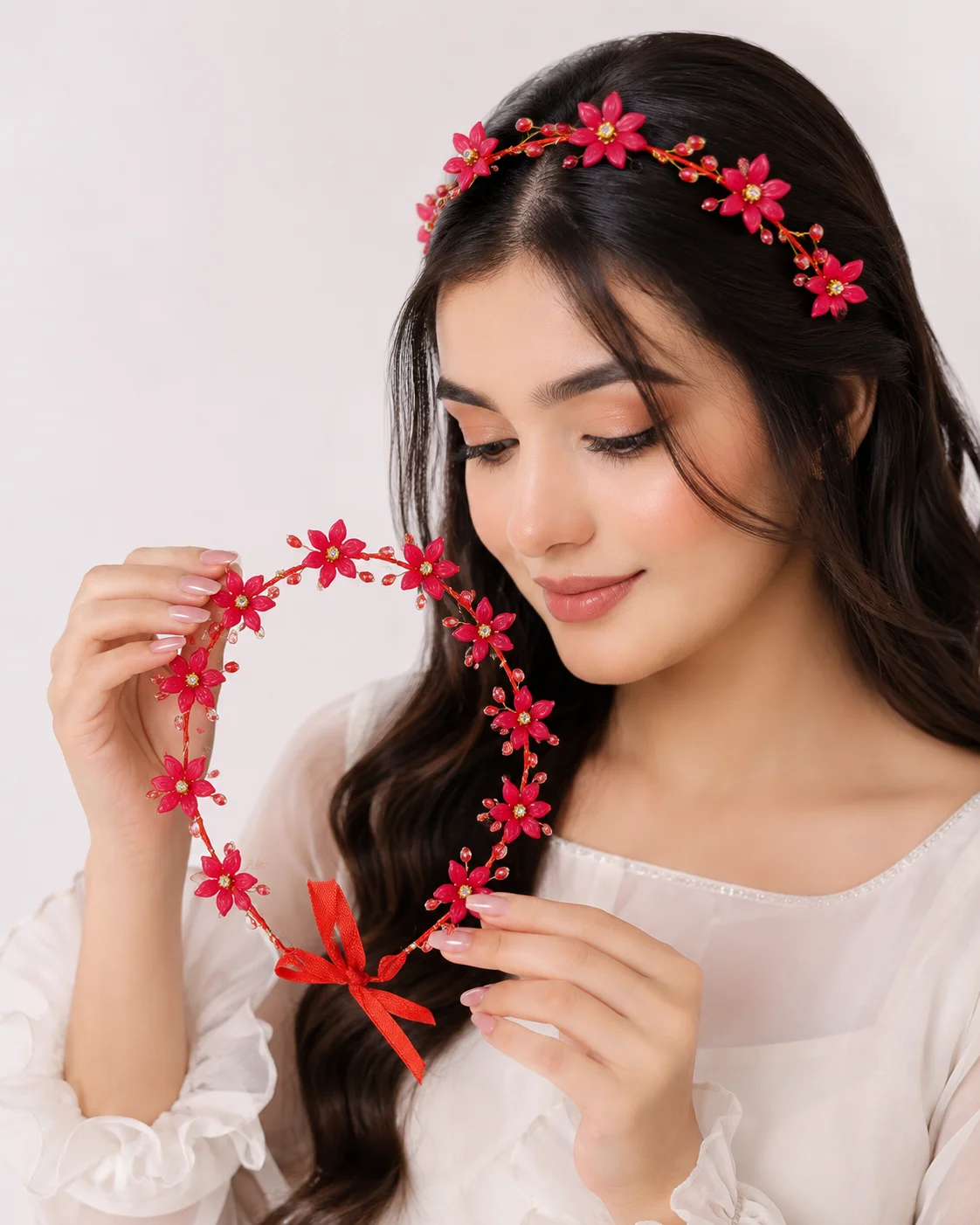 Floral Crown Headband Set