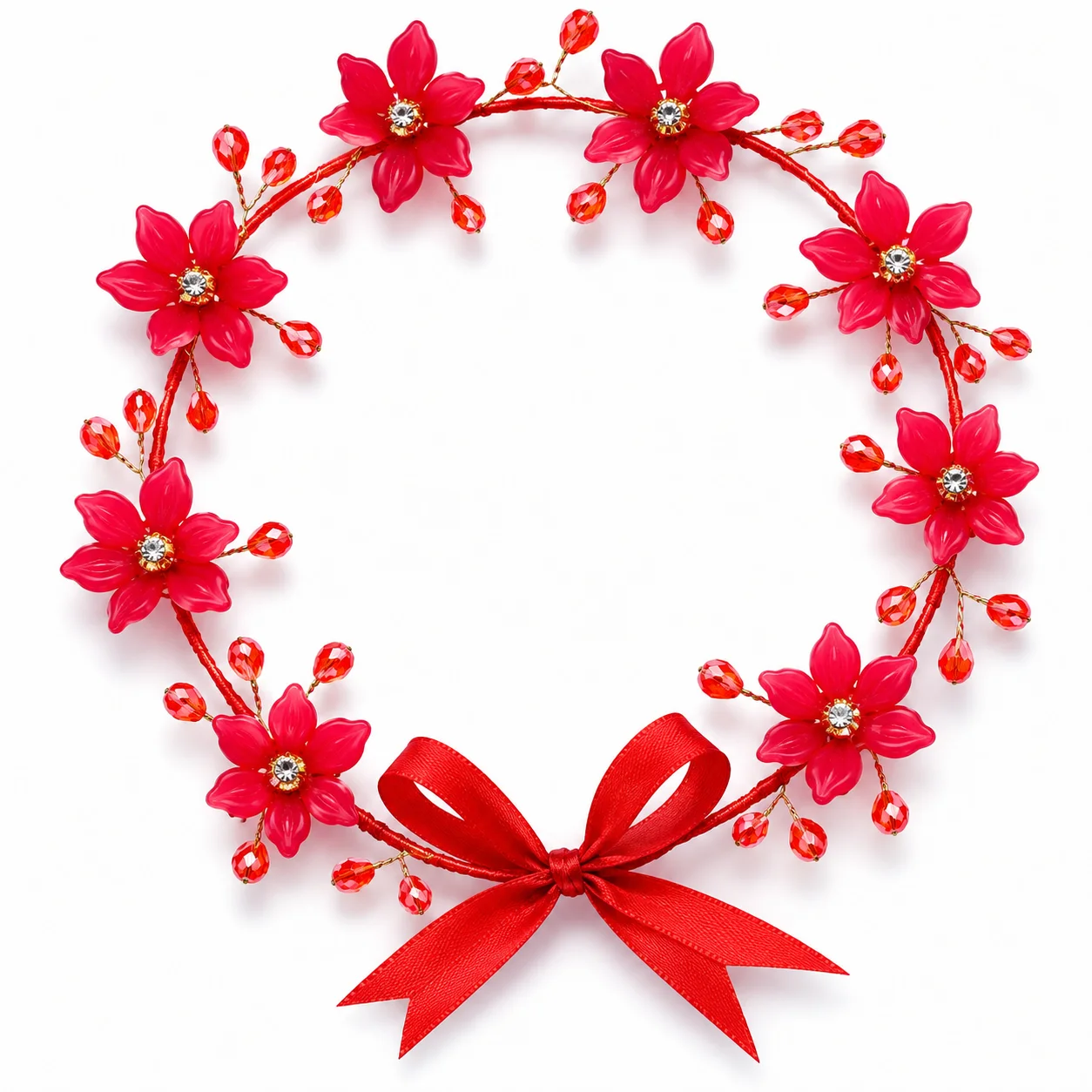 Floral Crown Headband Set