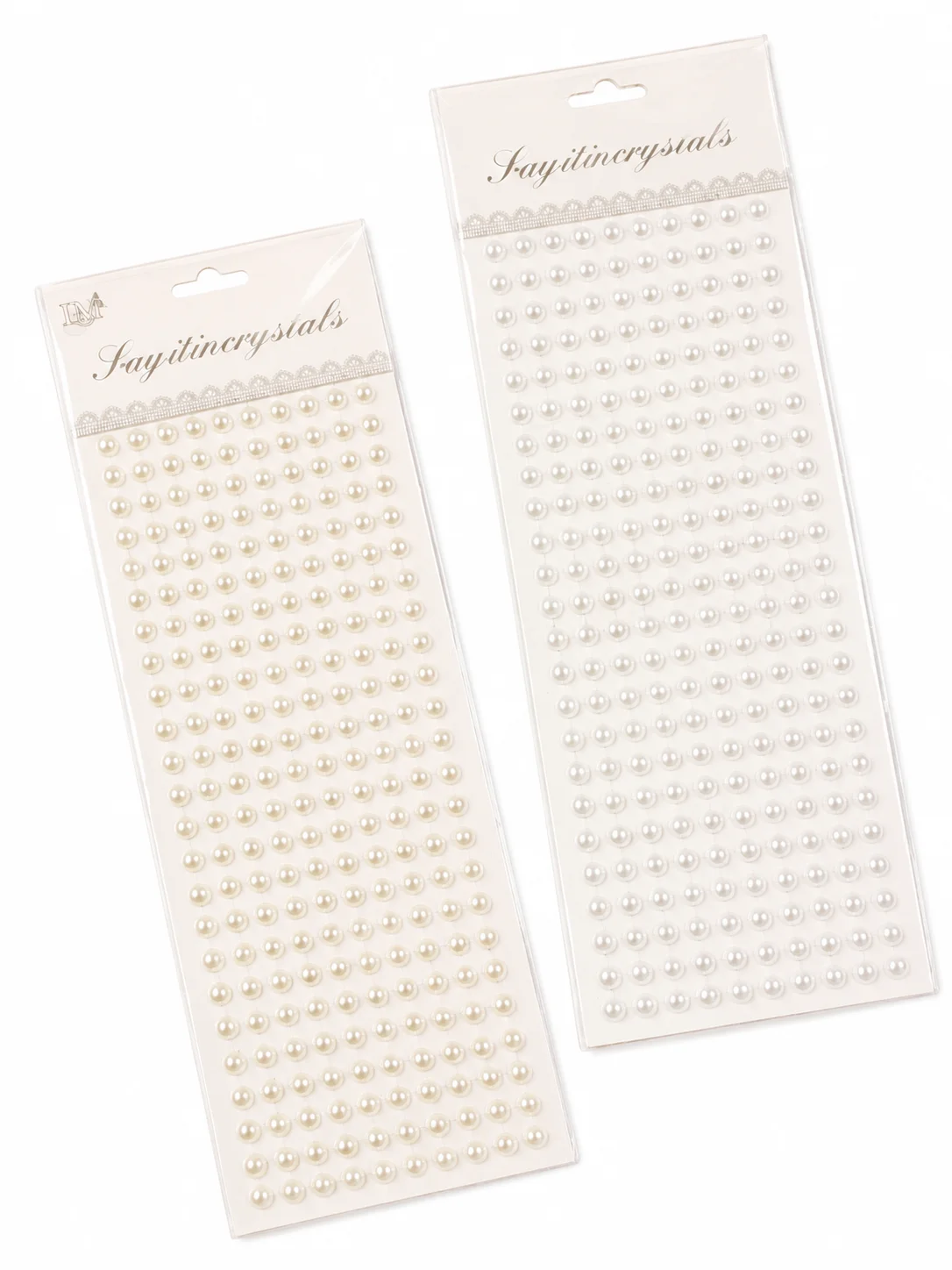 Self-Adhesive Pearl Sticker Sheet Set
