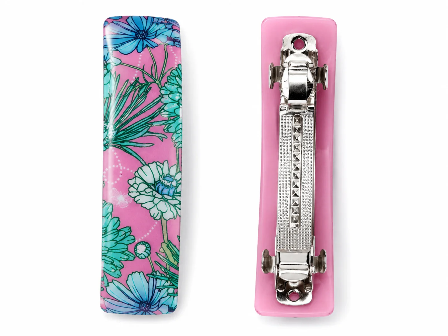 Colorful Curved Snap Hair Clips for Women & Girls
