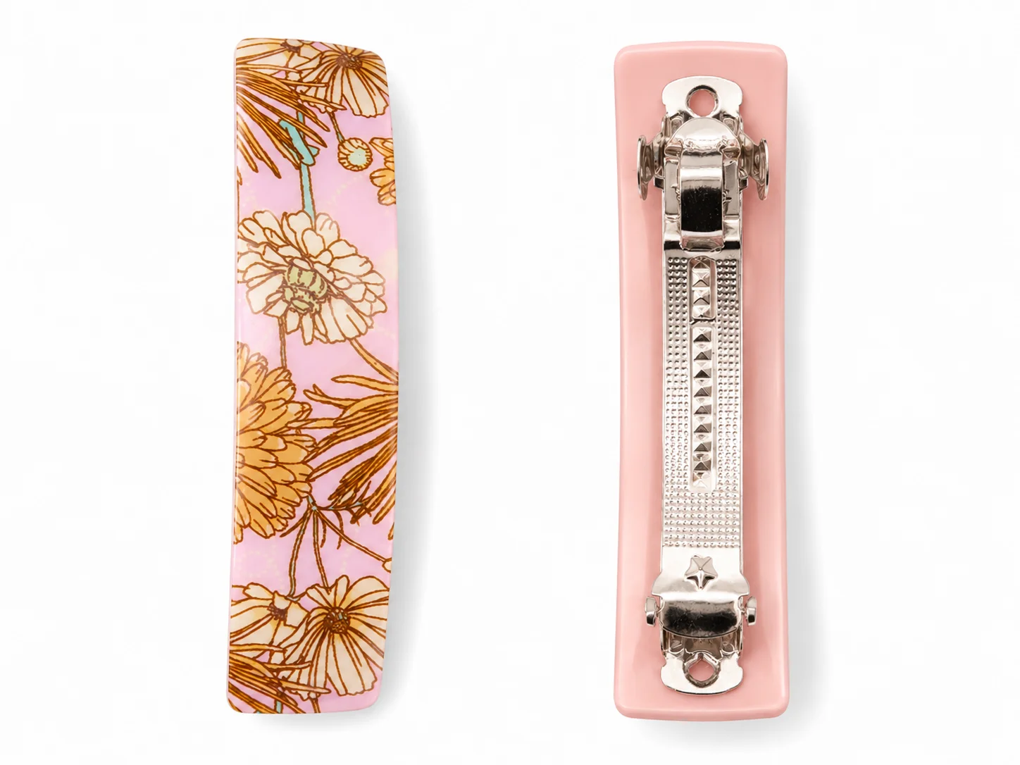 Colorful Curved Snap Hair Clips for Women & Girls