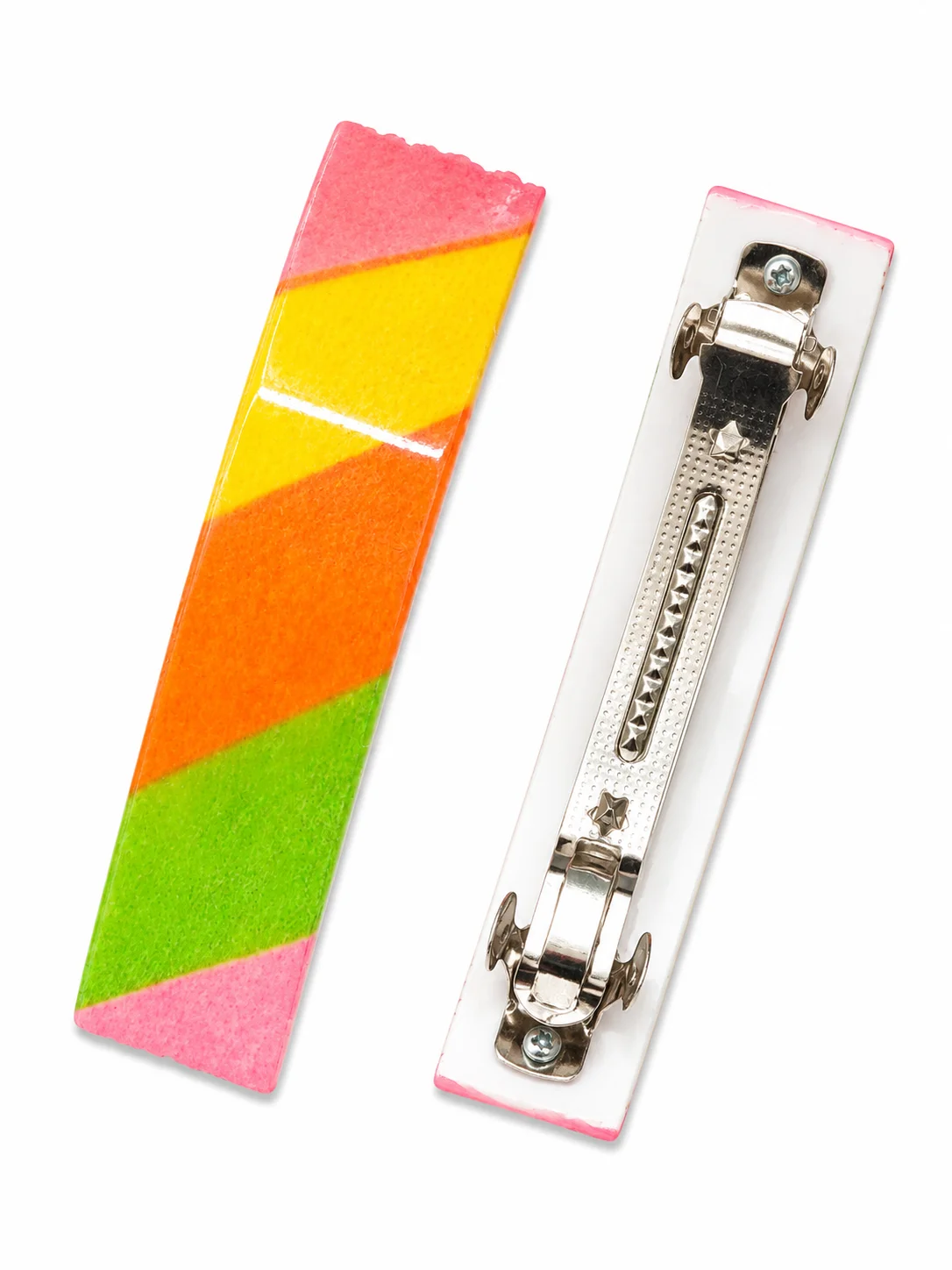 Premium Printed Hair Barrette Set for Girls & Women