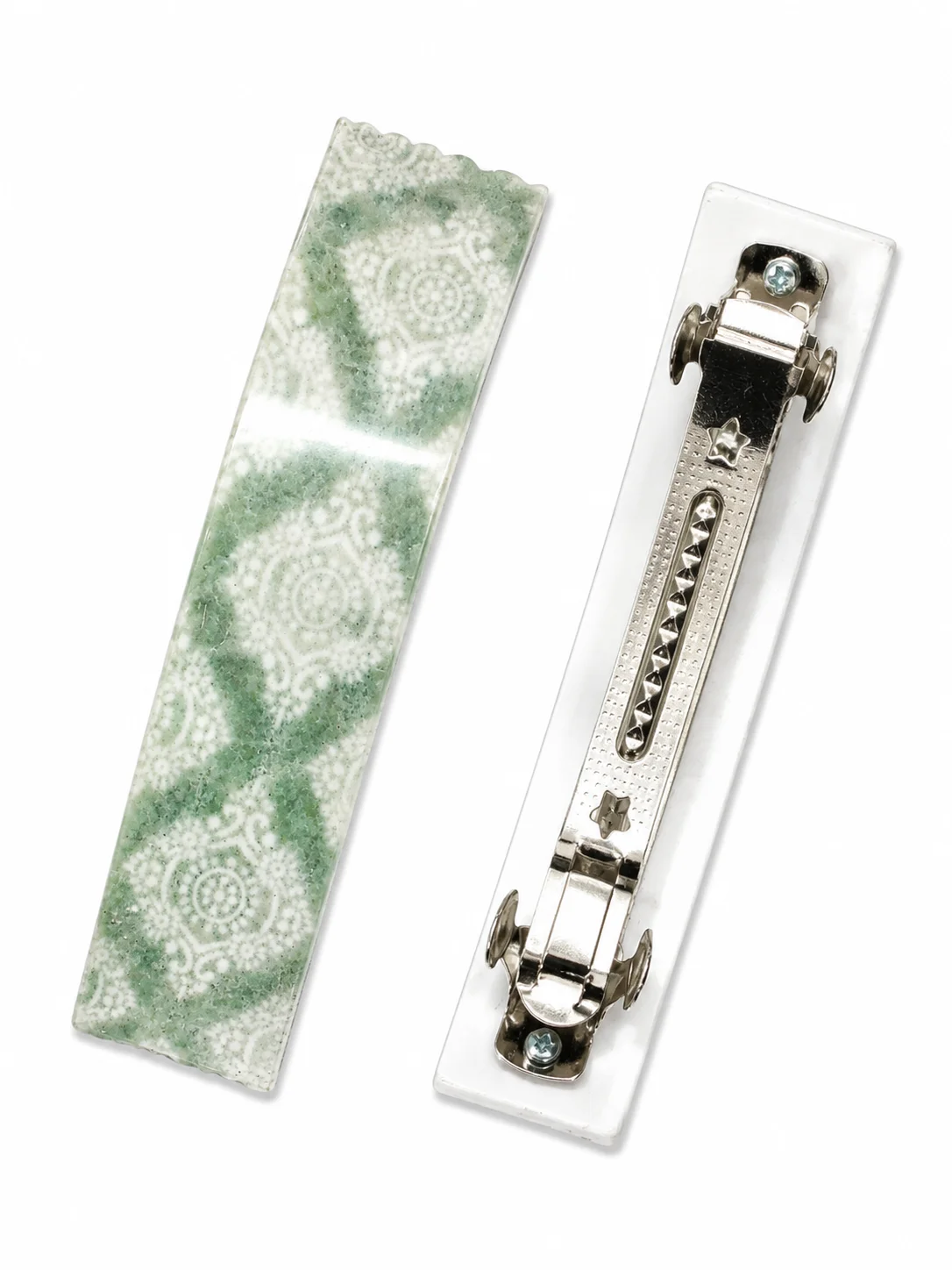 Premium Printed Hair Barrette Set for Girls & Women