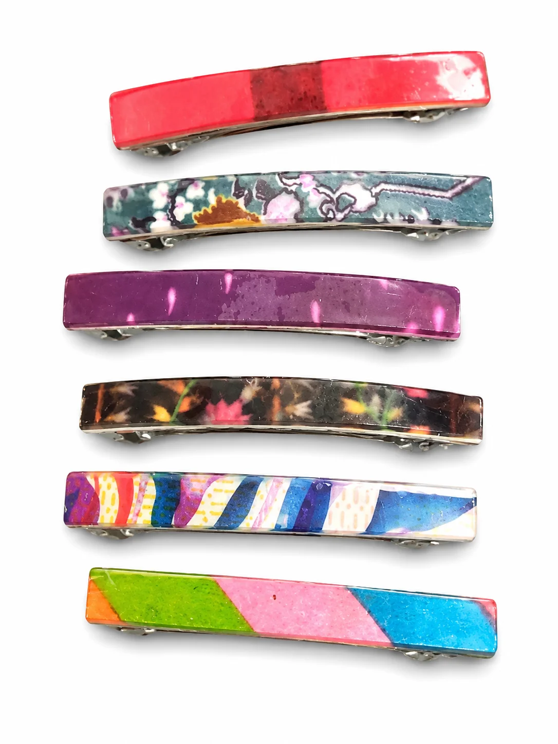 Colorful Designer Hair Clips